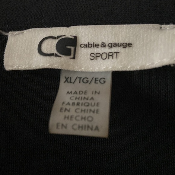 Cable & Gauge Sport Women’s Unisex Navy Blue Buttoned Down Shacket Size XL - Picture 6 of 7